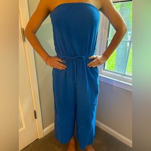 AERIE BLUE ROMPER IN XS
